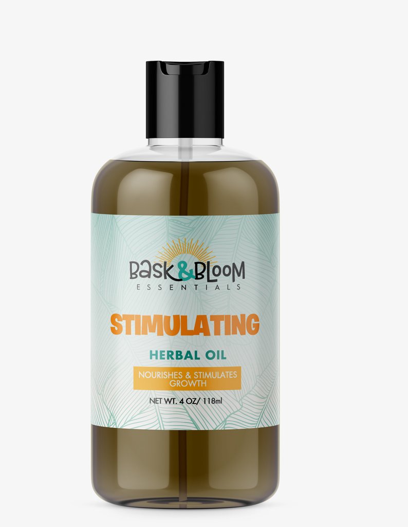Bask & Bloom- Stimulating Herbal Oil 4 oz