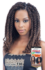 Equal Cuban Twist Braid 12"