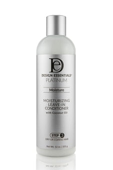 Design Essentials Platinum- Moisturizing Lv In Conditioner with Coconut Oil 12 oz