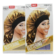 QFITT Glittering Braid Bonnet