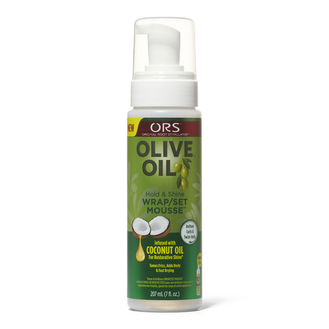 ORS Olive Oil Hold & Shine Wrap/Set Mousee 7oz