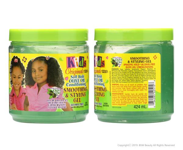 Kids Originals by Africa's Best - Soft Hold Olive Oil Conditioning Smoothing/Styling Gel 15oz