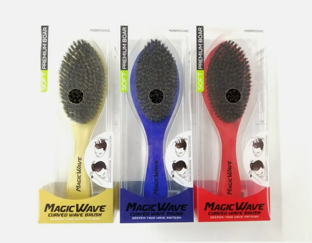 Magic Wave- Curved Wave Brush Soft #WBR001AS