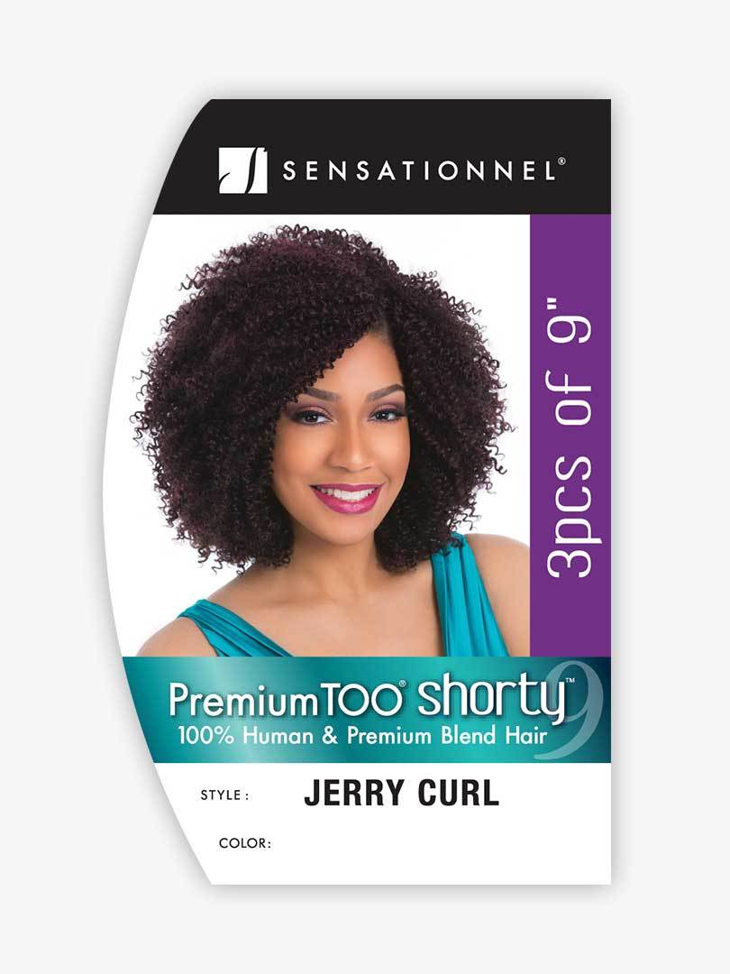 Premium Too Shorty Jerry Curl 9" 3PCS