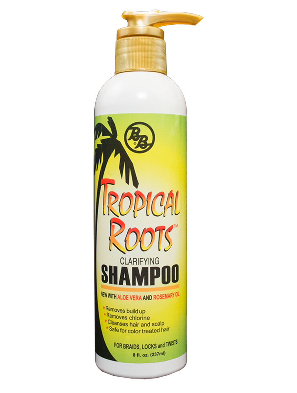 B&B- Tropical Roots Clarifying Shampoo 8 oz
