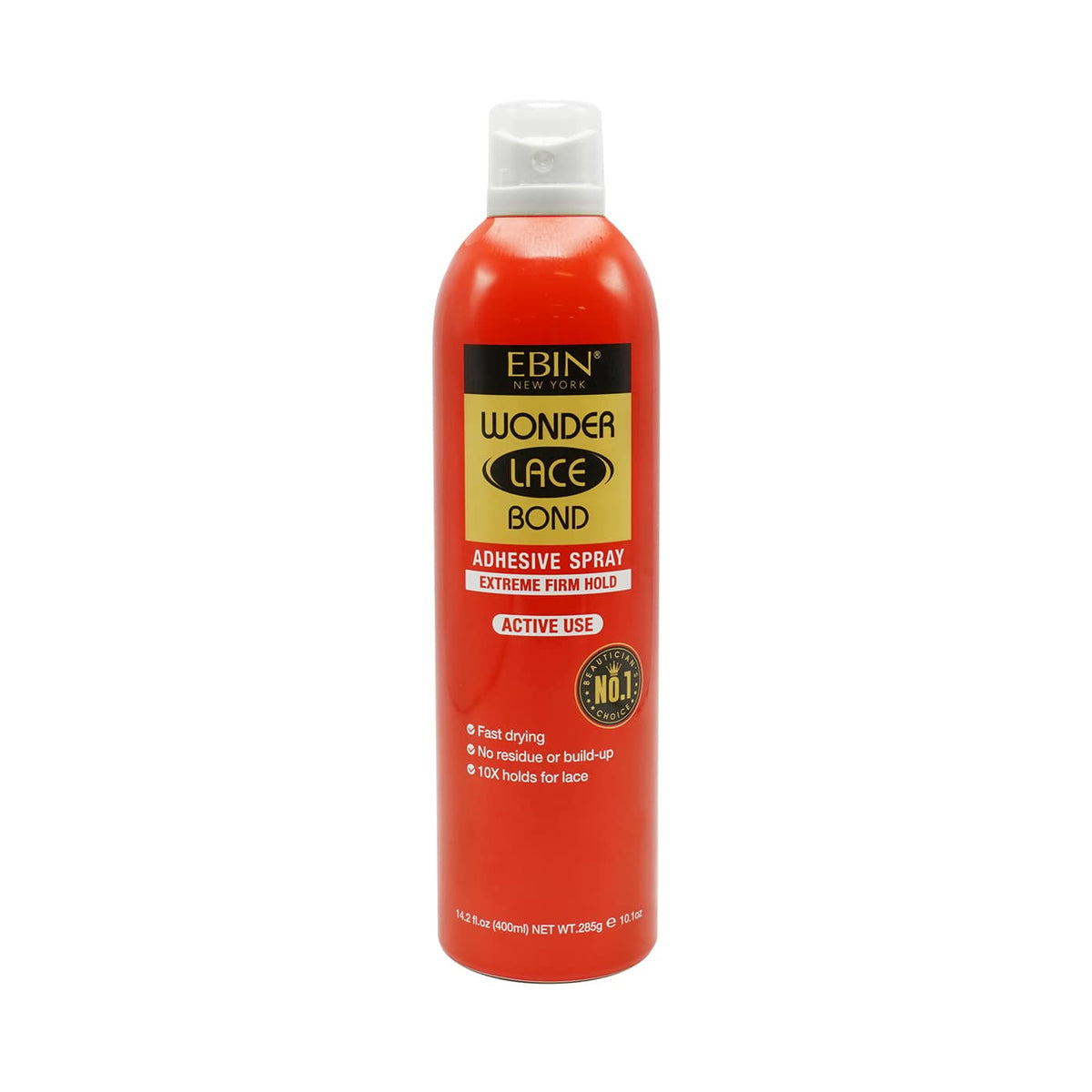 EBIN- Wonder Lace Bond Adhesive Spray Extreme Firm Hold Active 14.2oz (WBSF400)
