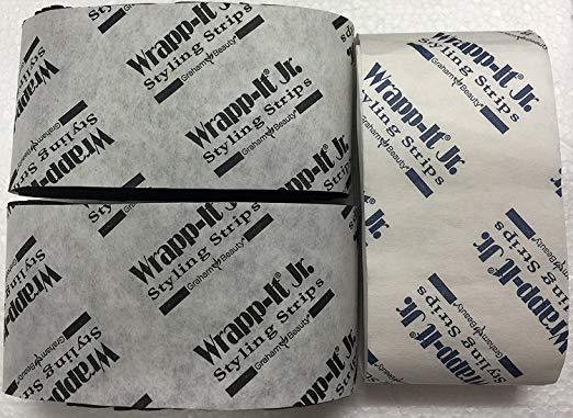 Graham Beauty- Wrapp-It Jr Styling Strips Black 40 ct