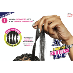 Afri Naptural 3X I Define Easy Knotless Braid 52"