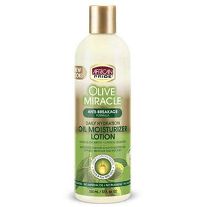 African Pride Olive Miracle Daily Hydration Oil Moisturizer Lotion 12oz