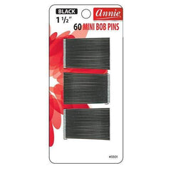 Annie Mini Bob Pins 1 1/2" 60 Count #3301