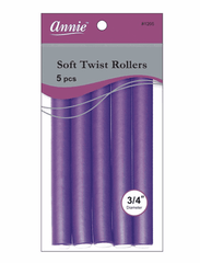 Annie Soft Twist Rods Purple 3/4" (Short/1205)