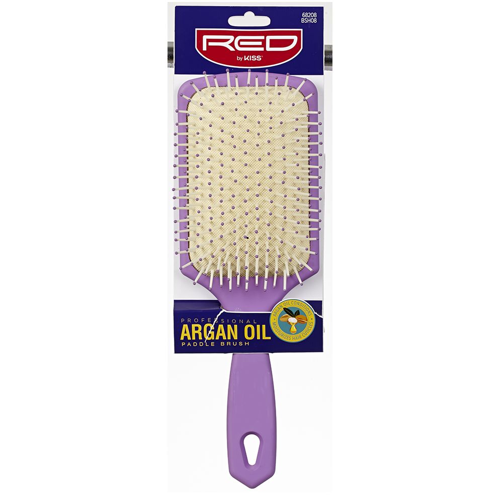 Red by Kiss- Argan Oil Paddle Brush (BSH08)
