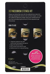 Ebin 24 Hour Defined Brow Stencil Kit