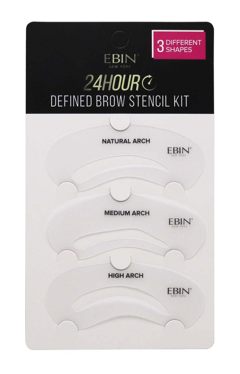 Ebin 24 Hour Defined Brow Stencil Kit