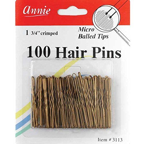 Annie- Bronze Hair Pins 100ct (#3113)