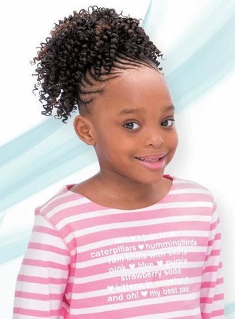 Freetress Corkscrew Drawstring Ponytail for Kids