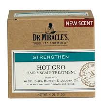 Dr. Miracle's- Hot Gro Strengthening Hair & Scalp Treatment 4oz