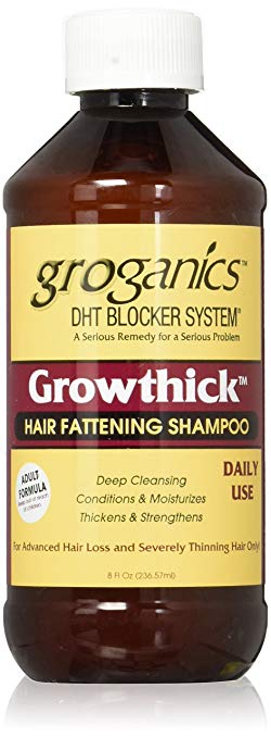 Groganics Growthick Hair Fattening Shampoo 8oz