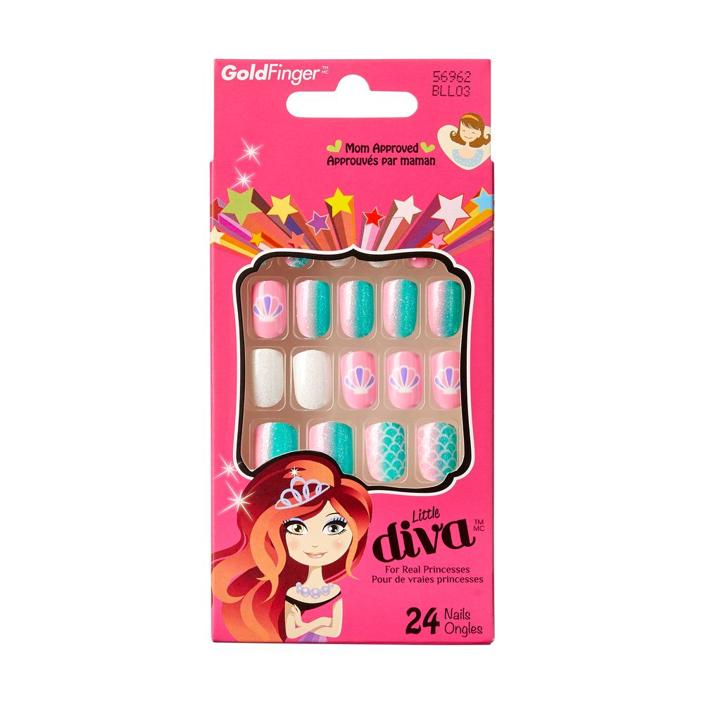 GF Little Diva Stick-on Nails Premiere (BLL03)