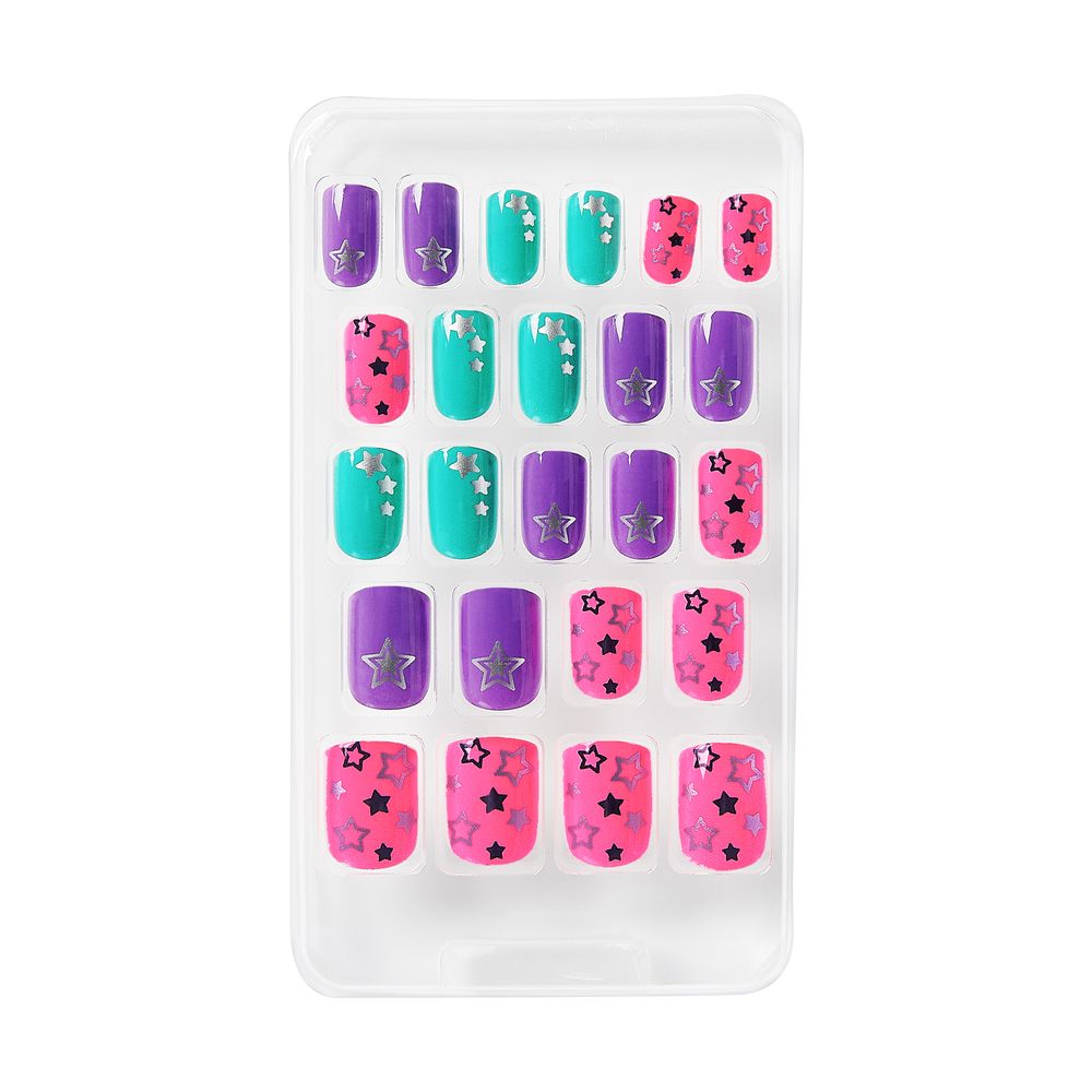 GF Little Diva Stick-on Nails  Stars (BLL09)