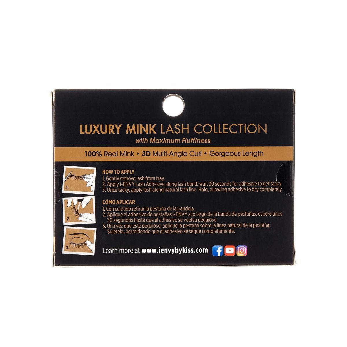 i.ENVY Luxury Mink 3D Lashes (KMIN06)