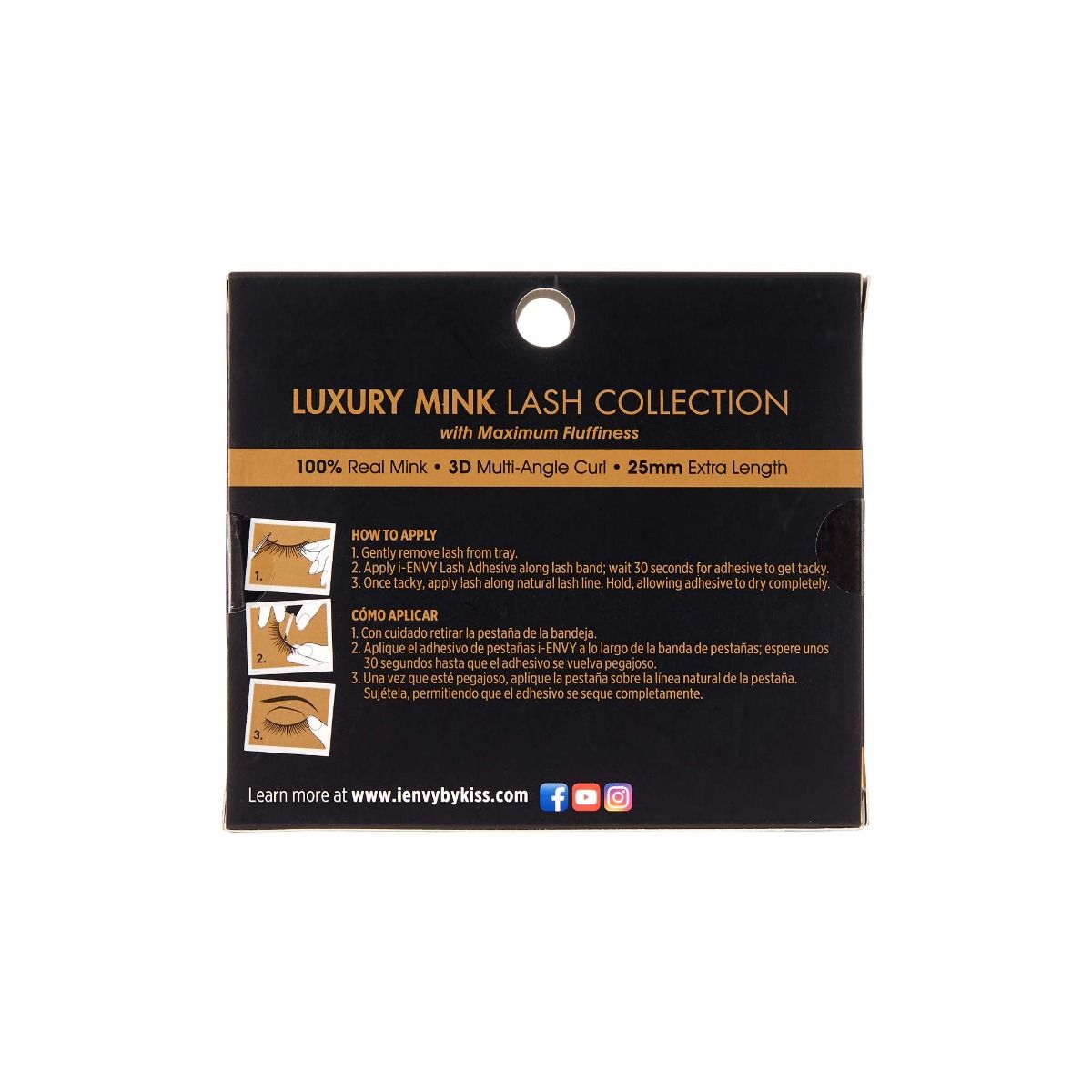 i.ENVY Luxury Mink 3D Lashes (KMIN08)