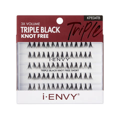 i.ENVY 3X Volume Triple Black Knot Free Lashes (KPE04TB)