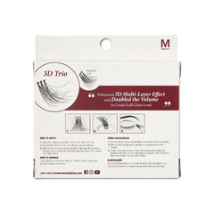 i.ENVY 2X Volume Ultra Black 3d Trio Lashes (KPEC02UD)
