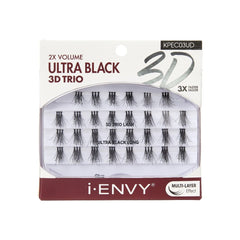 i.ENVY 2X Volume Ultra Black 3d Trio Lashes (KPEC03UD)