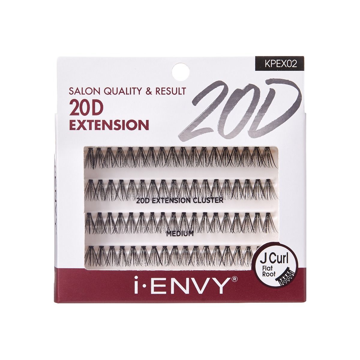 i.ENVY 20 D Extension Lashes (KPEX02)