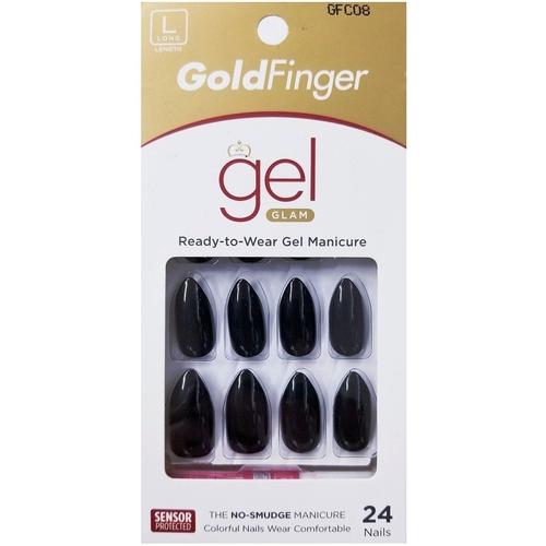 Kiss Goldfinger Gel Glam Press On Nails GFC08
