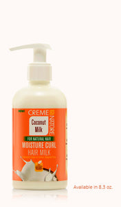 Creme Of Nature Coconut Milk Moisture Curl Hair Milk 8.3oz