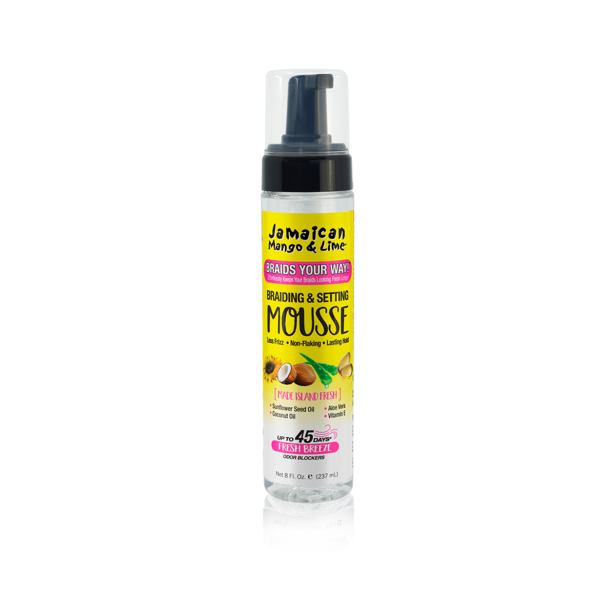 Jamaican Mango & Lime Braiding & Setting Mousse 8oz