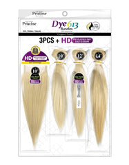 Pristine Dye 613 3PCS + HD Closure Straight (PDW402)