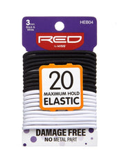 Red by Kiss Maxium Hold Elastic Bands 3mm (HEB04)