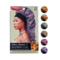 Red by Kiss Silky Stylez X Keyshia Cole Wide Edge Silky Braid Bonnet Assorted (HQ36)