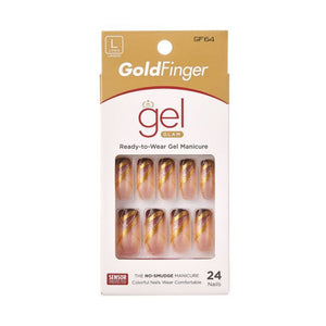 Kiss Goldfinger Gel Glam Press On Nails GF64