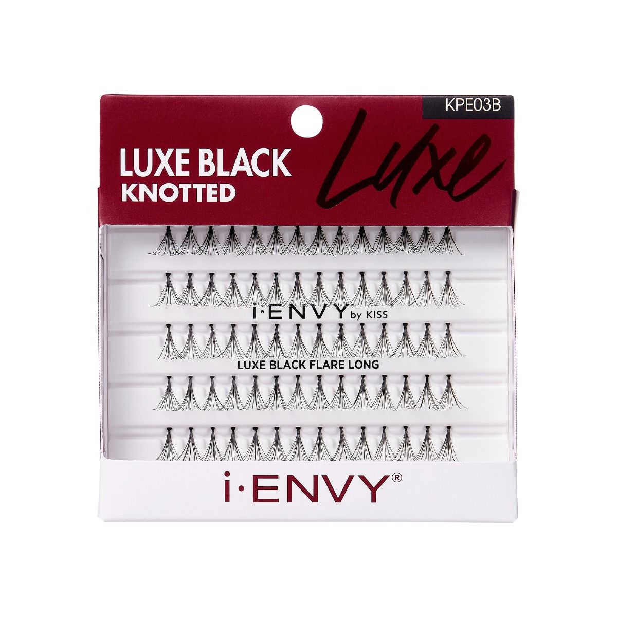 i.ENVY Luxe Black Knotted Lashes (KPE03B)