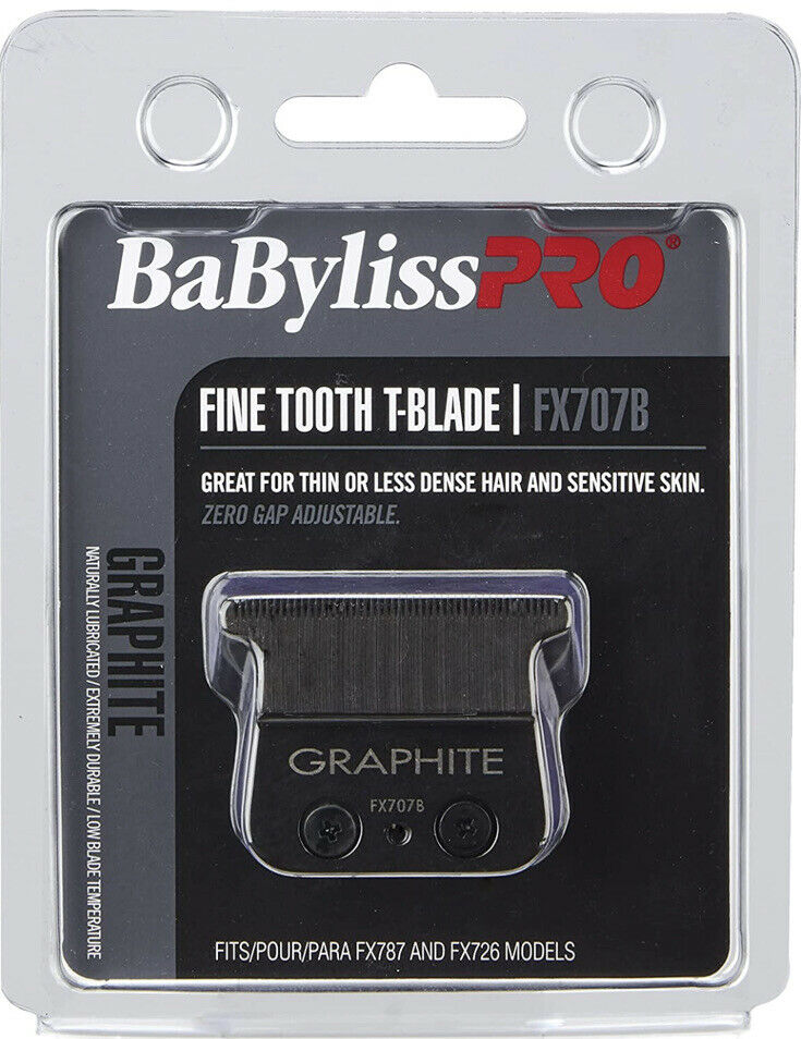 BabylissPro FX707B Graphite Fine Tooth T-Blade