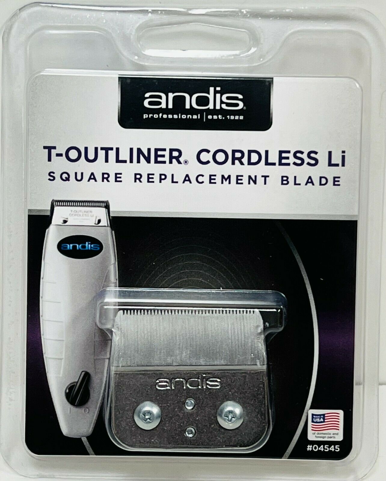 Andis Professional T-Outliner Cordless Li Square Replacement Blade (04545)