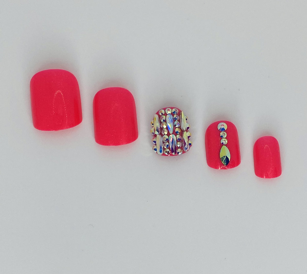 Short Bling Press-On Nails