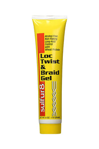 Sulfur 8- Loc Twist & Braid Gel 6oz