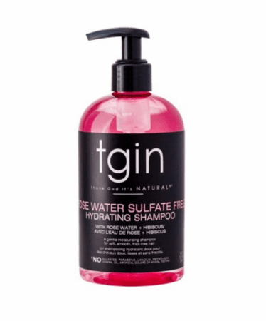 TGIN Curls N' Roses- Rose Water Sulfate Free Hydrating Shampoo 12oz