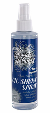 World of Curls Moisturizing Oil Sheen Spray 8oz