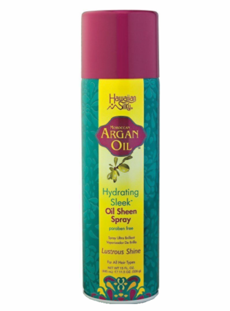 Hawaiian Silky- Moroccan Argan Oil Hydrating Sleek Oil Sheen Spray 15oz