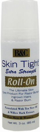 B&C Skin Tight Extra Strength Razor Bump Roll On 3 oz